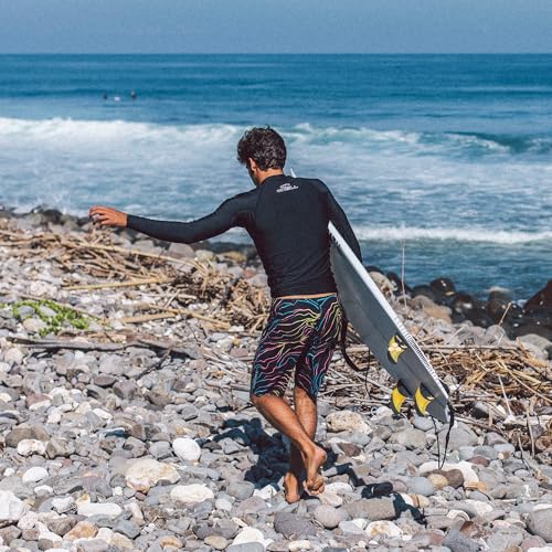 Image of O'Neill Men's Basic Skins Long Sleeve Rashguard, UPF 50+ Sun and Rash Protection for Surfing and All Outdoor Activities