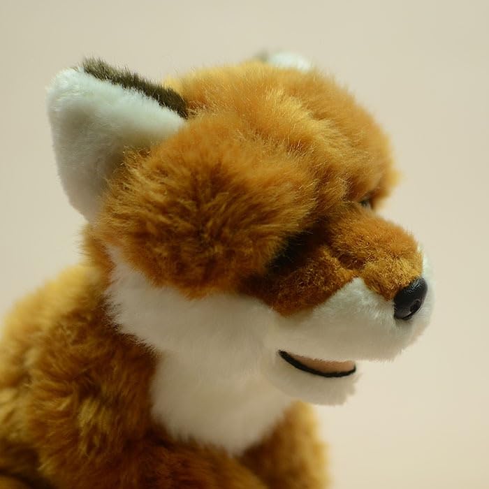 Peluche renard réaliste idée cadeau anniversaire et fête