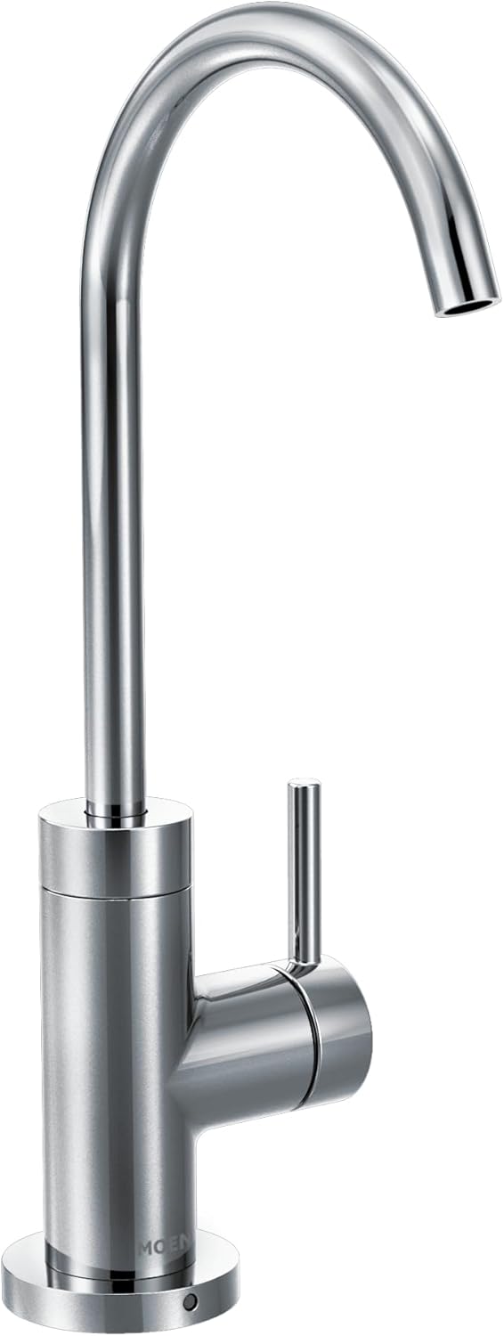 Moen Chrome Sip Modern Cold Water Kitchen Beverage Faucet with Optional Filtration System, S5530