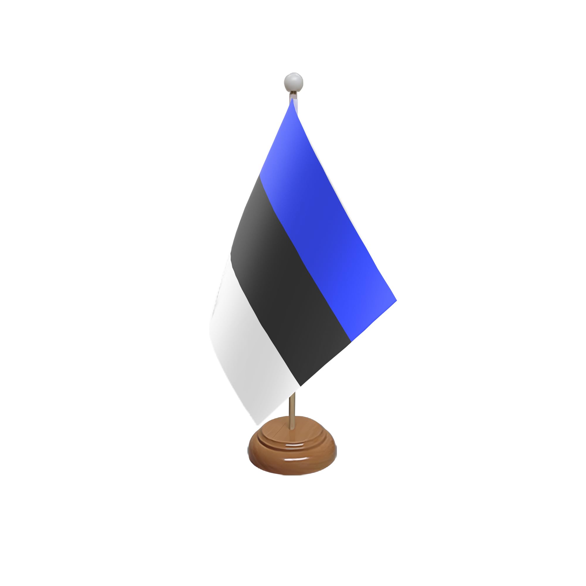 Flagtex Estonia Wooden Table Flag With Wooden Base — image 1