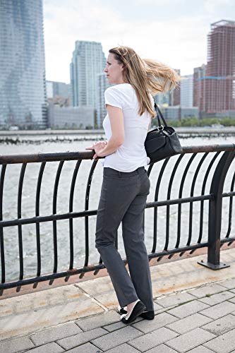 Leveret Women's Pants Stretchable Slight Boot Cut Comfort Pants Pull On (Size 4-18)4