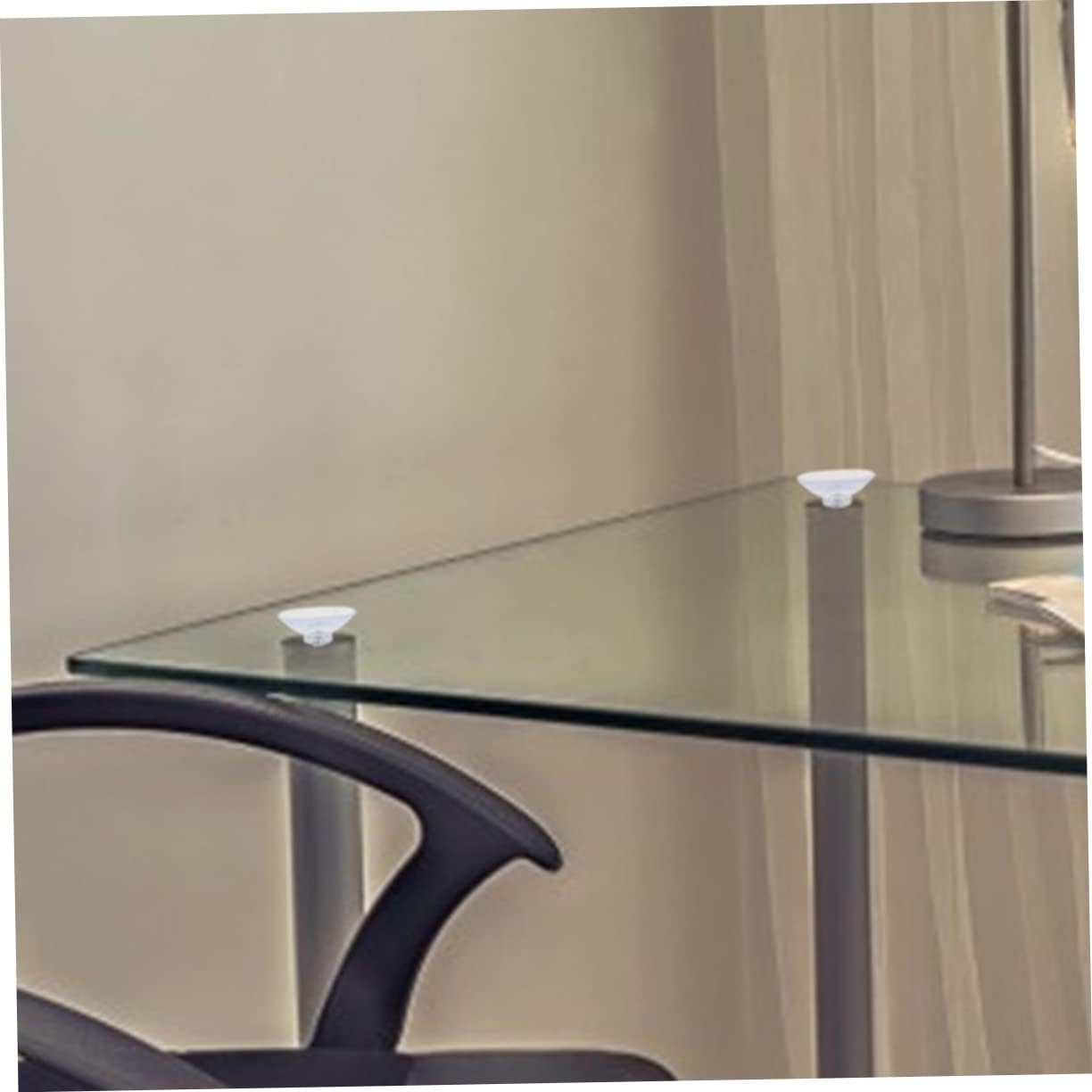 Unomor 8pcs PVC Suction Cups for Home Organization Reusable Sucker Pads for Furniture Car Windows Fish Tanks and Decorative Projects