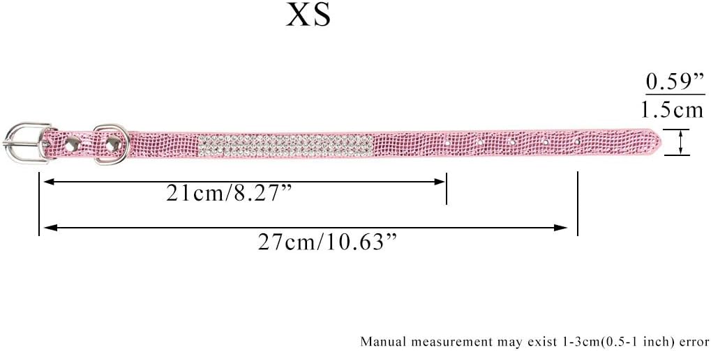 traumdeutung crystal decorative leather dog collars accessories puppy rhinestone for pet cat necklace id tags collar accessories collars harnesses leashes malibukohsamui com