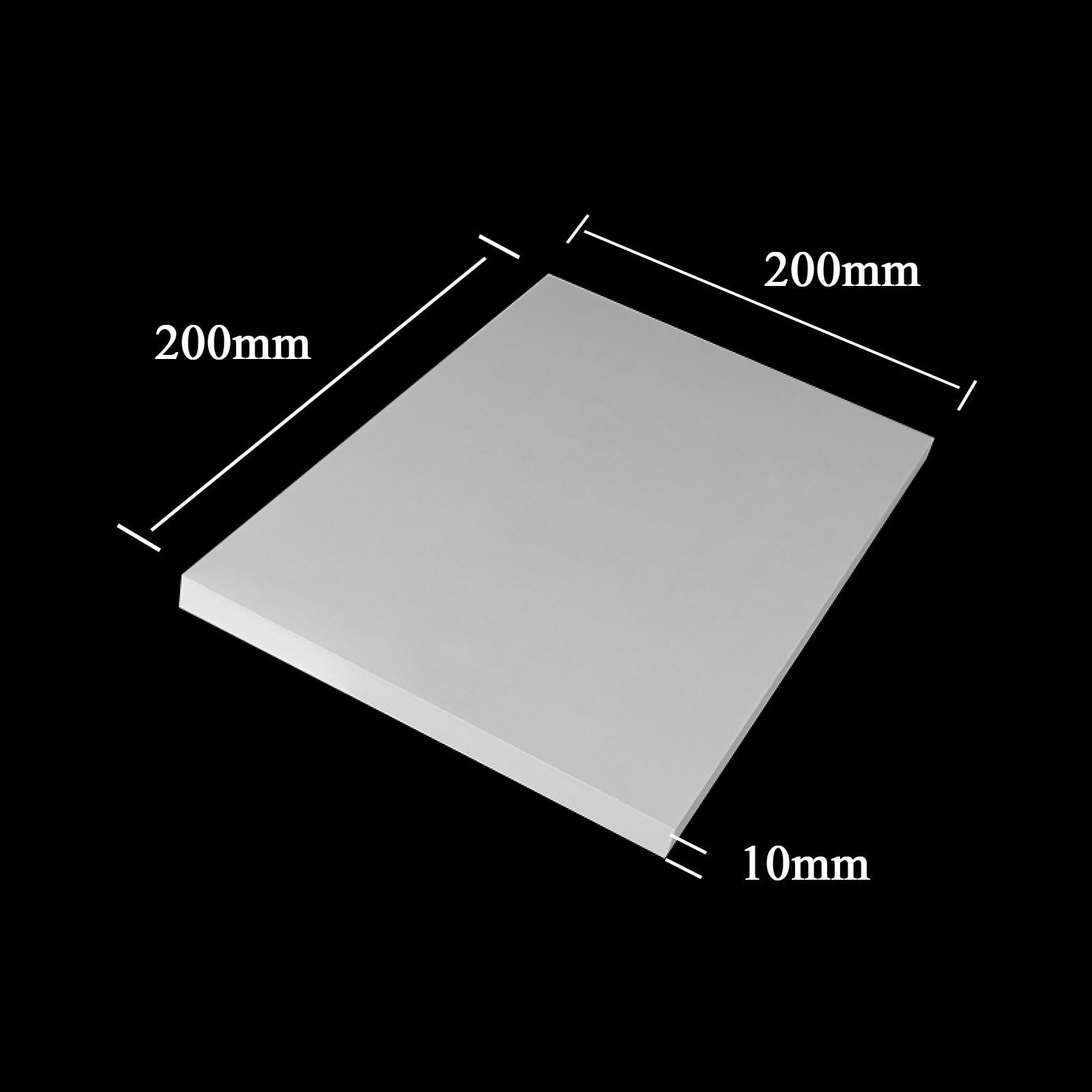 COYOUCO Placa Aislante SMC De 10Mm – Lámina Resistente Al Calor E Ignífuga para Cajas Eléctricas, Panel Aislante Rígido De Alta Tensión,200mm*200mm*10mm