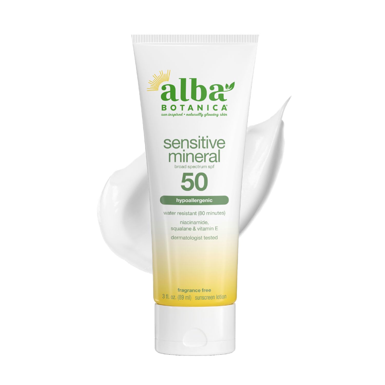Alba Botanica Sensitive Mineral Sunscreen Lotion SPF 50