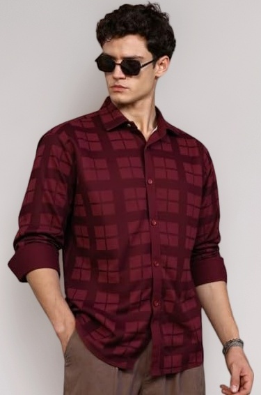 Mens Formal Shirt, Mens Satin Shirt, A