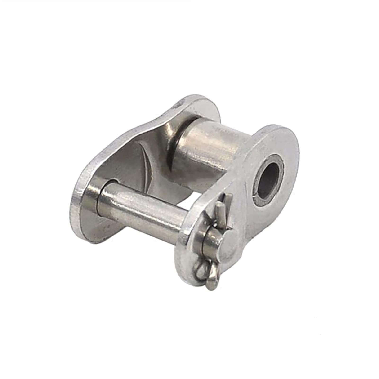 1Pcs 06B-1 Roller Chain Pitch 9.525mm Stainless Steel Industrial Transmission Chain/Chain Connector MINGPING (Color : Open Connector)