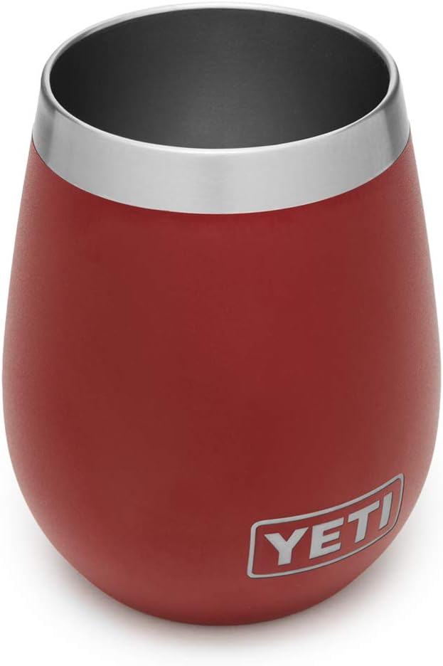 YETI Rambler 10 oz Wine Tumbler, Vacuum Insulated, Stainless Steel, NO LID