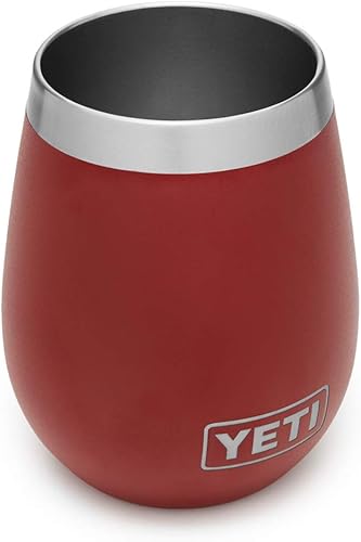 YETI Rambler - Vaso de vino de 10onzas, aislado al vacío, hecho de acero inoxidable