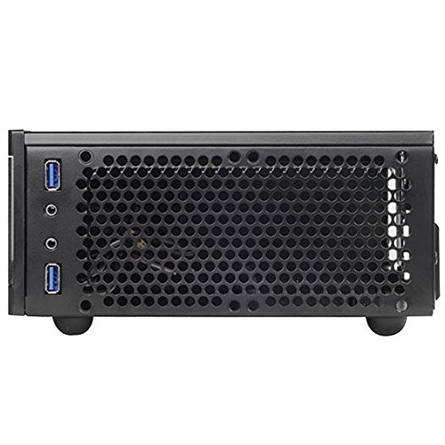 SilverStone SST-ML05B - Cabinet Milo per Slim HTPC formato Mini-ITX , Silent, nero