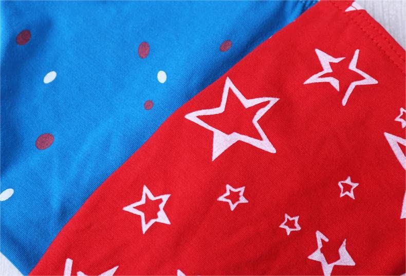 Evankin Men's Star and Spot Printed Cotton Printed Bikini Pants with Fun,Personality Underwear3