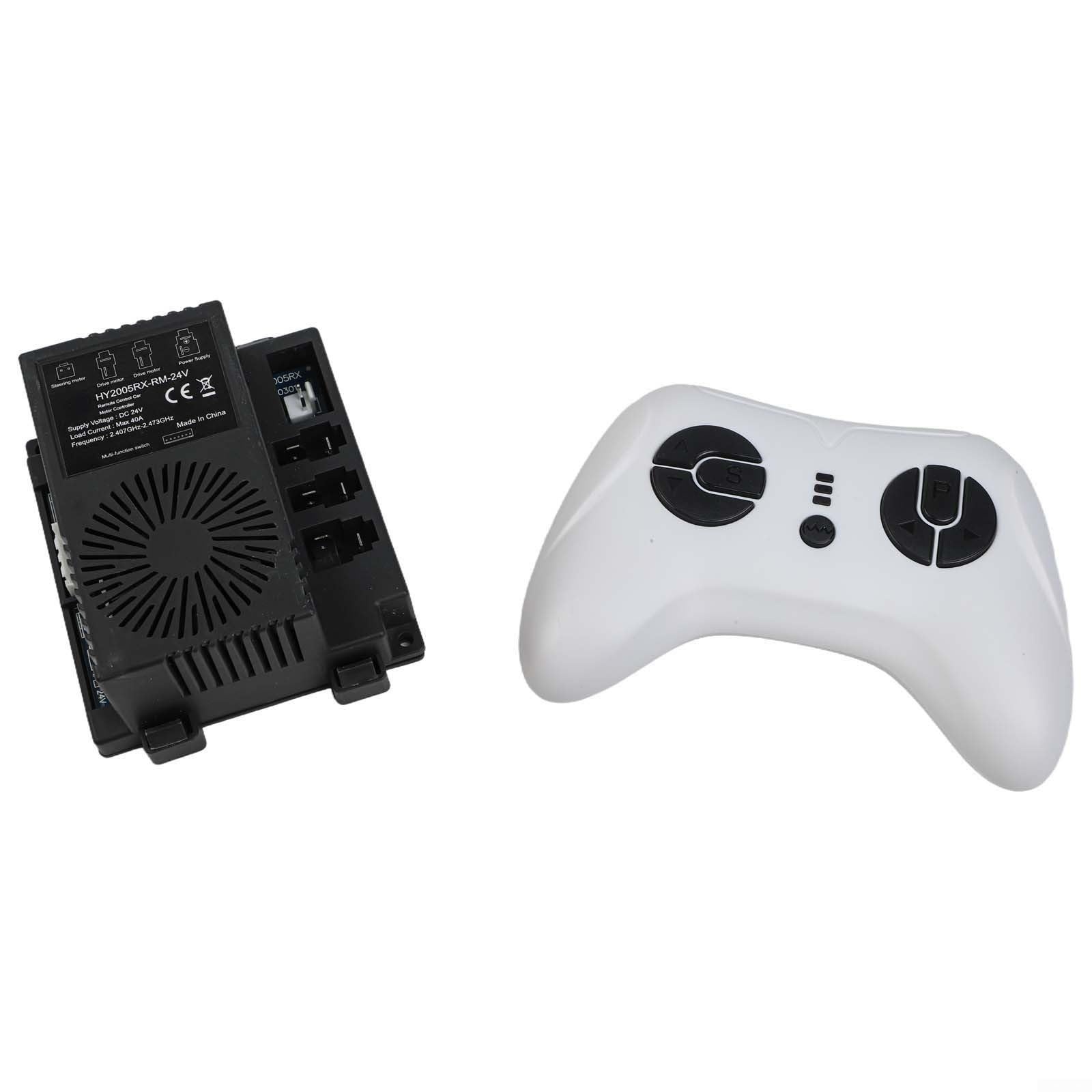 2 mandos a distancia 4 G receptor HY2005RX RM 24V niños controlador de coche eléctrico de repuesto actualización de función de arranque lento conexión simple ampliamente compatible