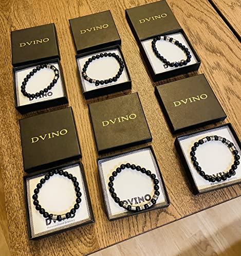 Personalized Engraved Mens Black onyx Stone Bracelet with Names -Black Matte Onyx Family Names - Family Name Bracelet Anniversary, Birthday Gift, Valentines day Gift2