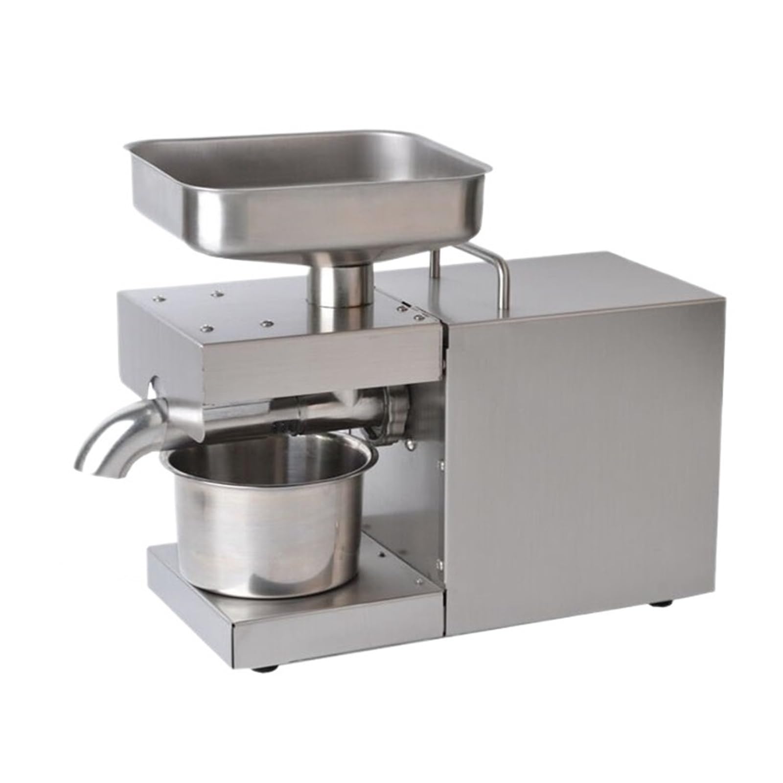 HCZKIUJY Automatic Cold Oil Pressing Machine Commercial Home Flaxseed Extractor Continuous Peanut Press Intelligent Temperature Control