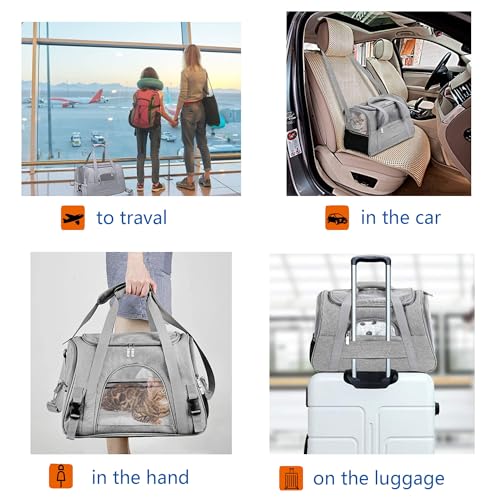 Pet-Carrier-BagCat-Dog-Bag-Carrier-Travel-Portable-Bag-Home-Airline-Approved-Duffle-Bags-for-MediumSmall-Pets-Under-30-lbs-Easy-to-get-cat-in-and-Make-Vet-Visit-Less-Stressful