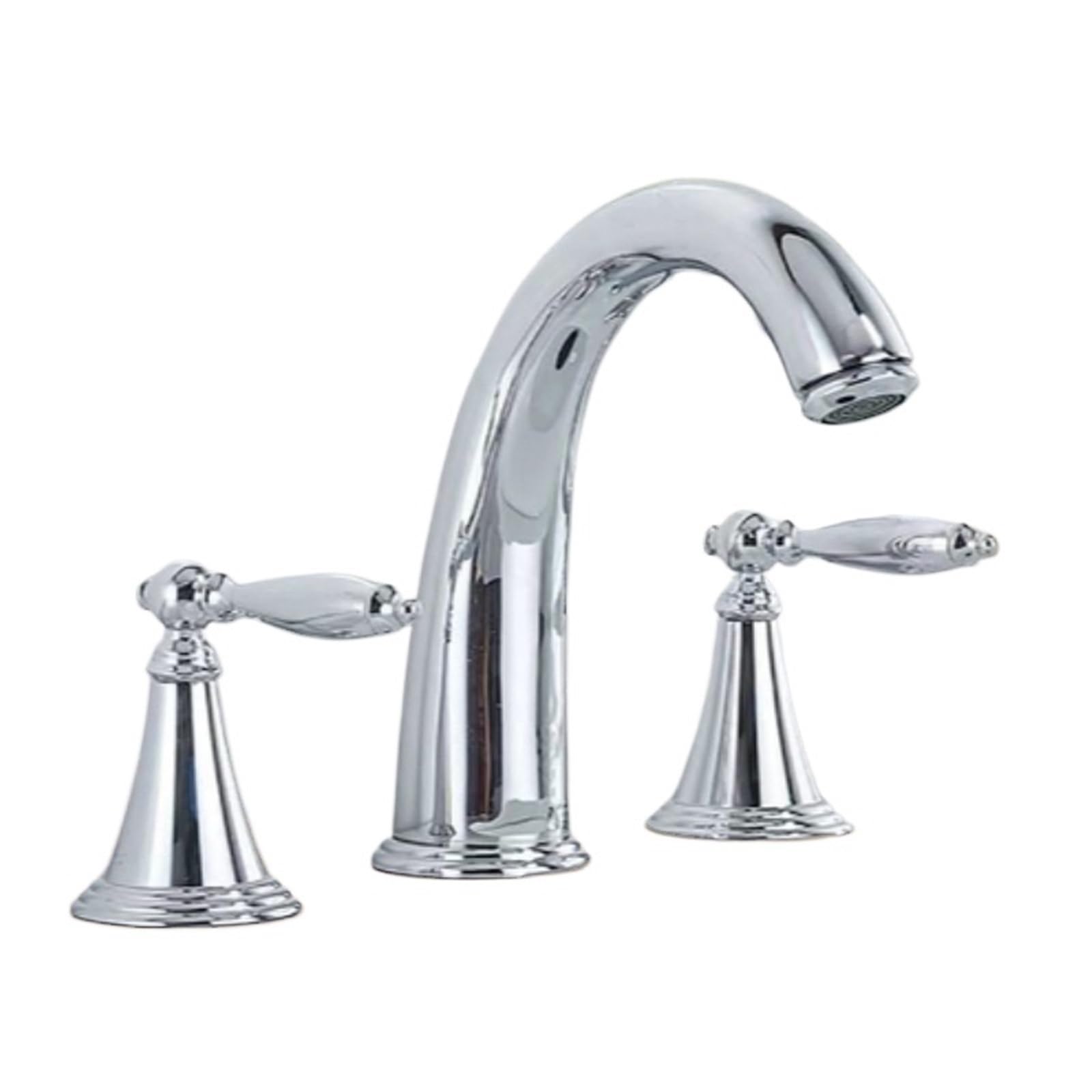 Lpacxbyd Color 6 Two Handle Faucet Basin Faucet 3 Holes Dual Control Bathroom Sink Deck Mounted Cold Hot Vintage Mixer Taps Bathtub(,G1/2In)