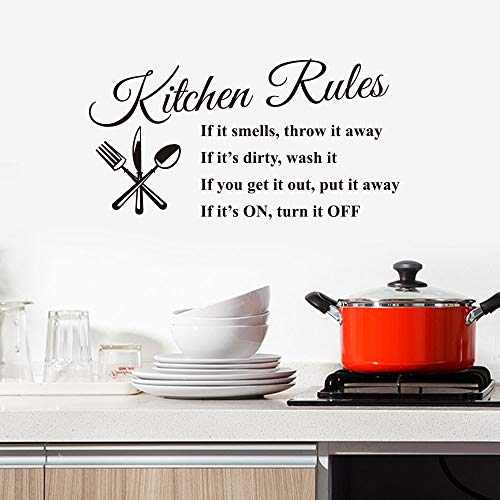Lchen The Kitchen Is The Heart Of The Home Wall Sticker Removable Decal Home Decoration #TOP1