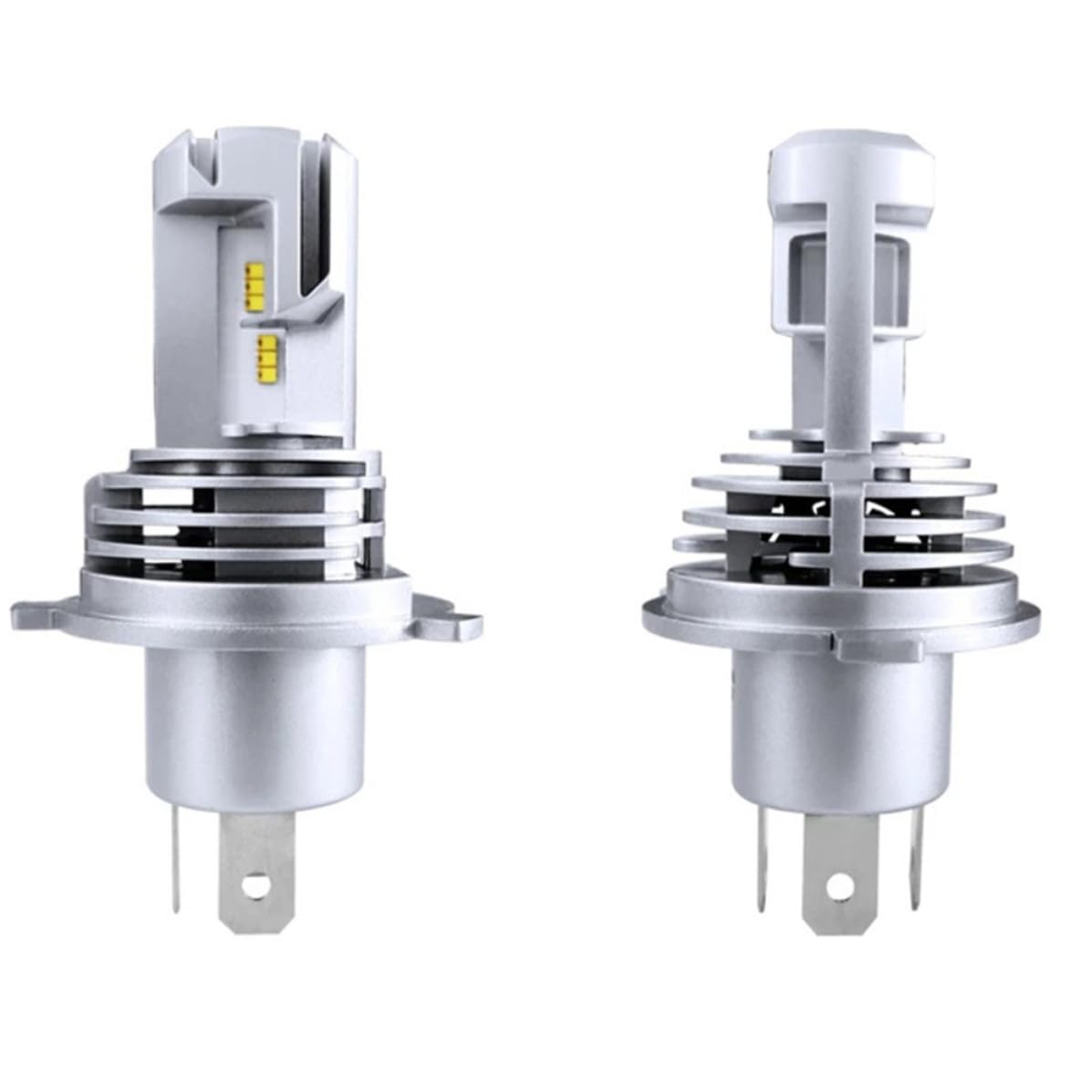 Healeved 2 Piezas Bombilla LED H4 9003 55w 5000lm para Faros del Vehículo