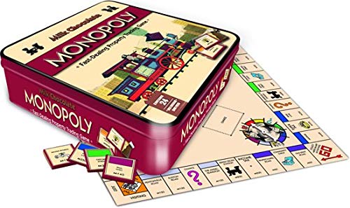 Monopoly Chocolade spel - in luxe Vintage bewaarblik