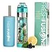 Fresh Fusions Fruit Infuser Water Bottle 24 oz - with Insulated Sleeve + Healthy Recipe Ebook - Includes 25 Infused Water Recipes (Teal, 24 oz)