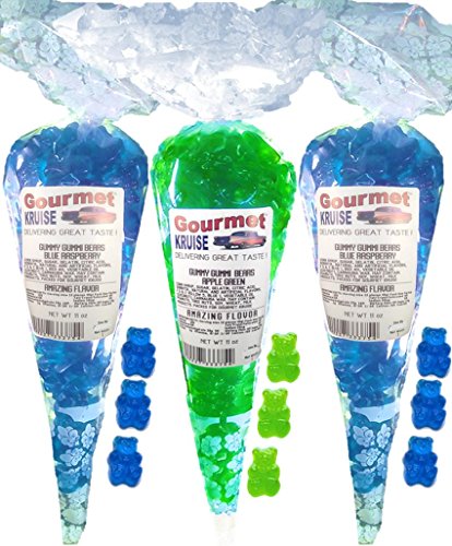 Blue Gummy Bears Blue Raspberry y Green Apple 33 oz miniatura 1