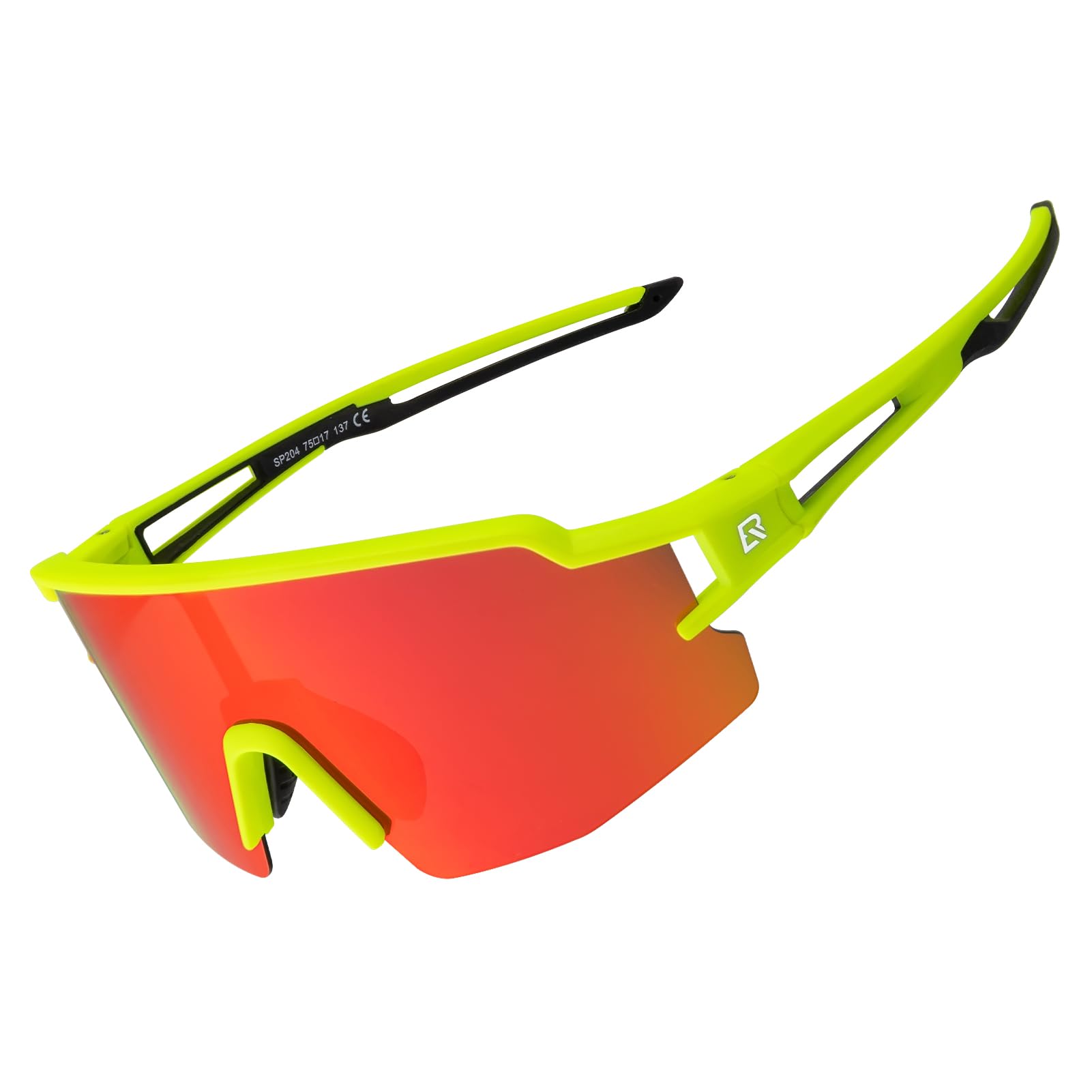 ROCKBROS Gafas de Ciclismo Polarizadas Montura TR90, Gafas de Sol Deportivas con Protección UV400, Gafas para Hombre Mujer MTB Running Conducir Pesca