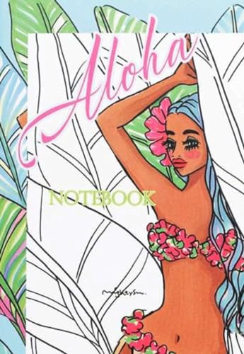 ハワイアン雑貨 マウナロア レッスン ノート 平綴じタイプ ハワイアン 文具 家計簿 日記帳 ハワイ雑貨 (ウーマン)