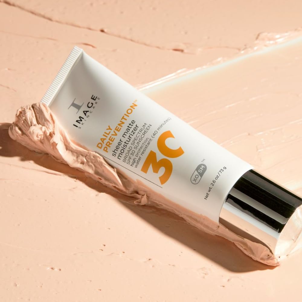 Image Skincare Daily Prevention Sheer Matte Moisturizer SPF 30-73 g – Sonnenschutz – Mattierende, feuchtigkeitsspendende Anti Aging Tagescreme mit Ectoin
