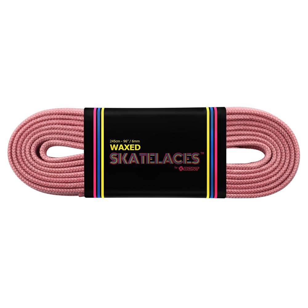 Bont Skates Waxed Laces - 6mm & 8mm - 47" 71" 79" 96" 108" - Cherry Blossom Pink