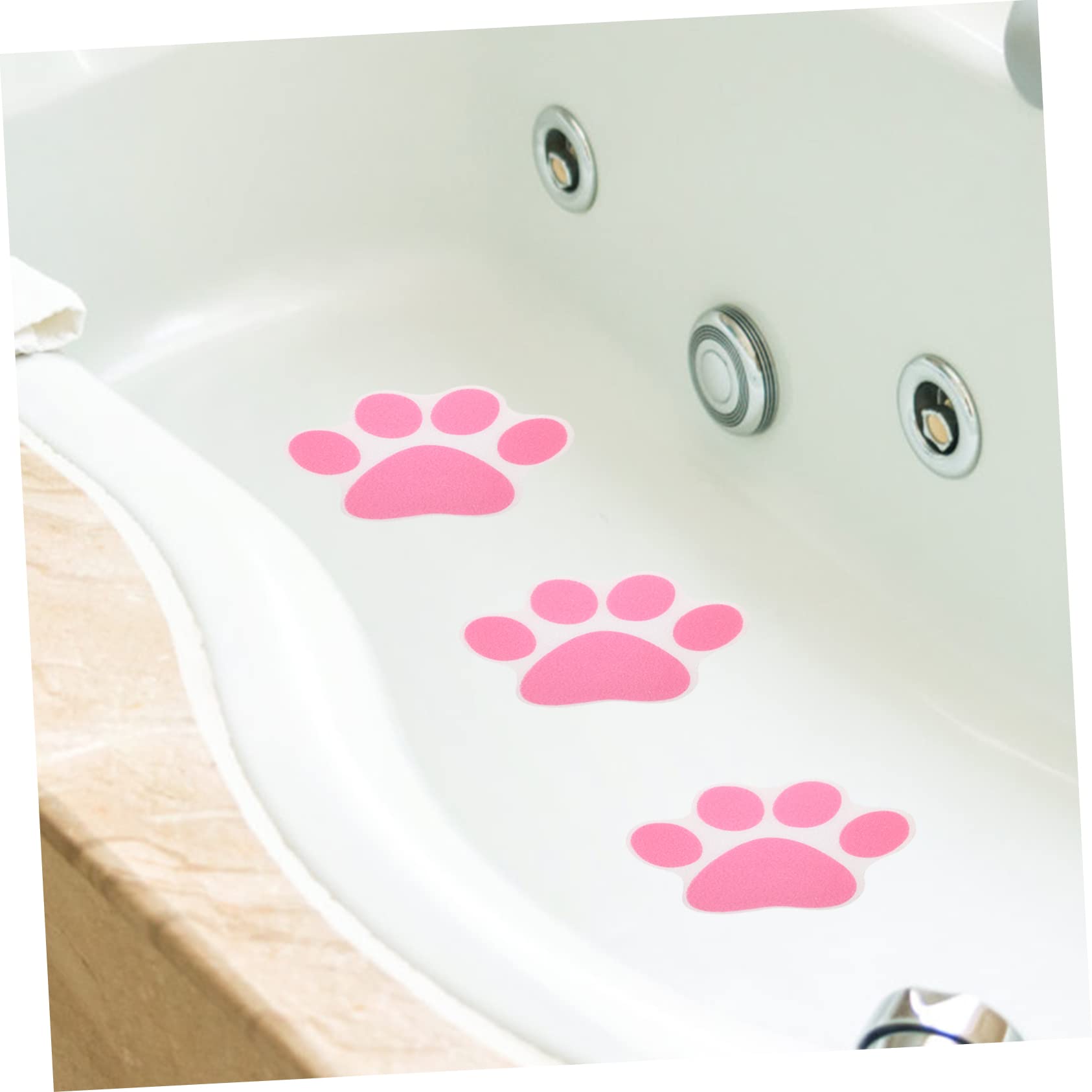 MAGICLULU 50stücke Antirutsch Aufkleber Mit Süßem Pfotenmotiv Für Dusche Und Küche rutschfeste Bodensticker Für Badezimmer Und Treppen
