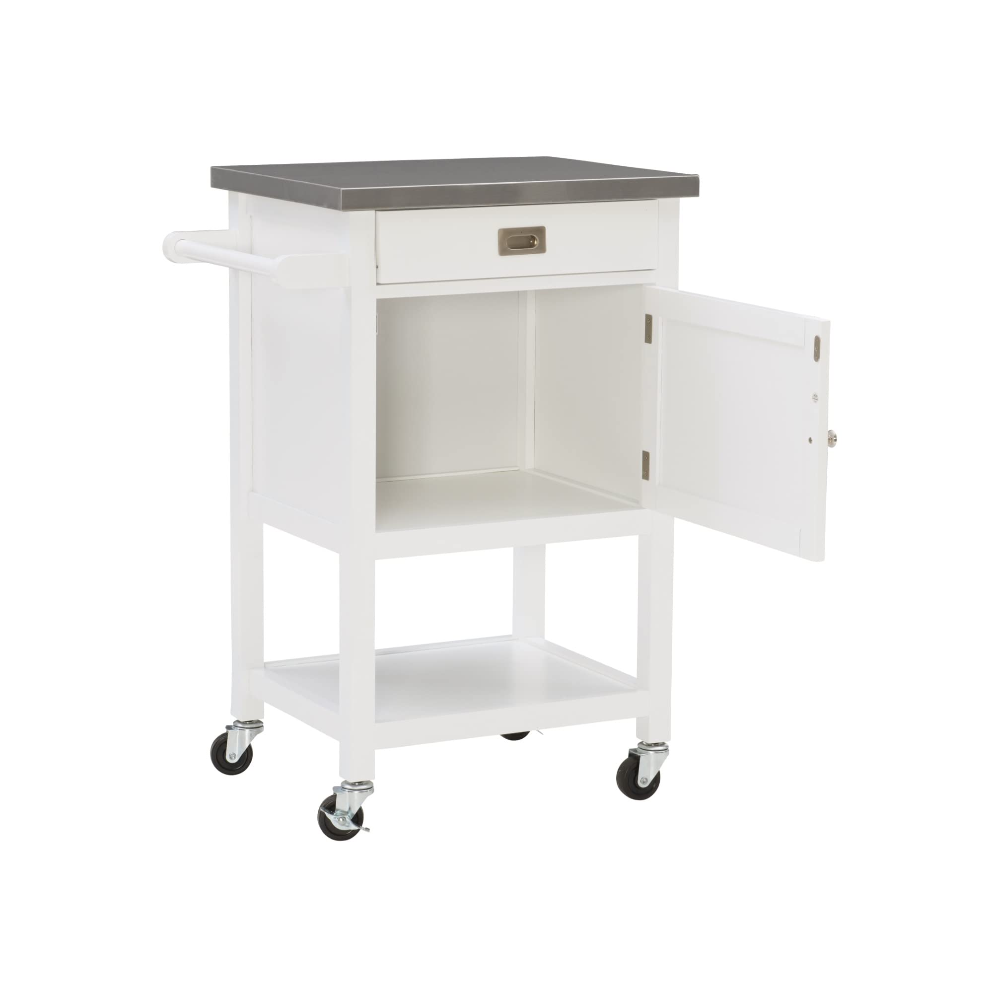 Linon Sydney Apartment Cart White
