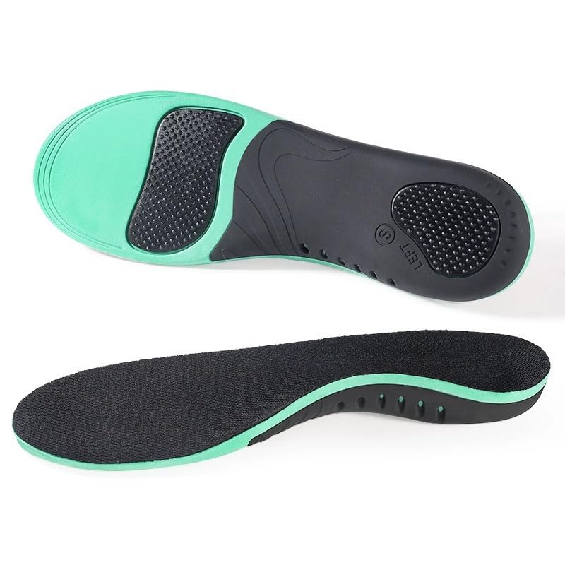 Plantillas ortopédicas para hombres y mujeres, cómodo soporte para el arco, plantillas para pies planos, adecuadas para fascitis plantar, espolón en el talón (XS (EU35-38)-24CM)