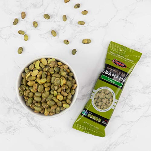 Seapoint Farms Dry Roasted Edamame, Wasabi, Plant Based Protein, Vegan, Gluten-Free, And Non-Gmo, Crunchy Snack For Healthy Snacking, 1.58 Oz (Pack Of 12) #TOP6