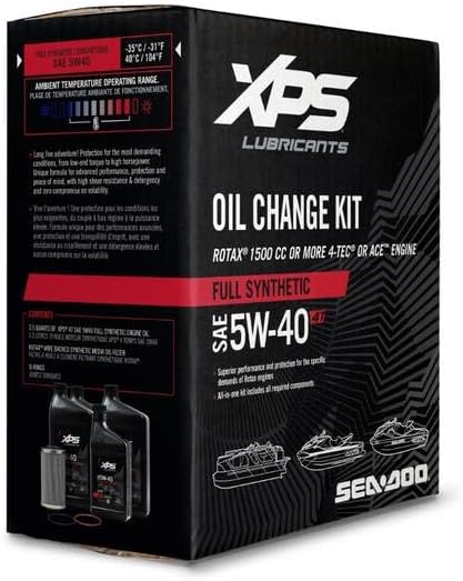 4T 5W-40 Full Synthetic Oil Change Kit for engines of 1500 cc or more 9779486