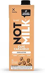 Bebida Vegetal NotCo NotMilk Café Caramelo 1L, Feito com Ingredientes 100% Vegetais, Sabor Leite com Café, Sem Lactose, Sem Glúten, Para Bebidas Quentes e Frias, Plant-Based, Vegano, Vegetariano.