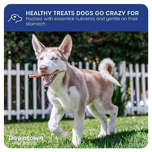 12-inch Bully Sticks for Large Dogs - Pack of 15, Rawhide Free Chew for Aggressive Dogs - Nutrient-Rich Beef Sticks