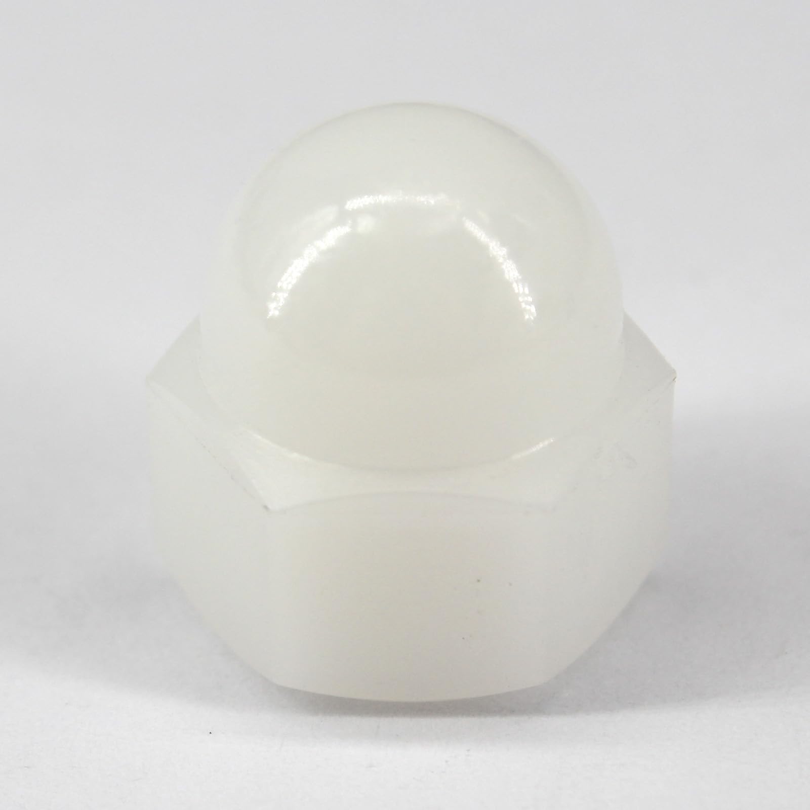 (20 Pieces) M16 White Nylon Acorn Cap Nuts Plastic Hex Nut Threaded Dome Nuts - Image 3