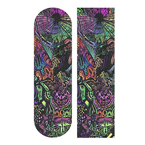 Trippy Wallpapers Anti Slip Bubble Free Waterproof Grip Tape Sheet Easy to Install