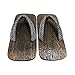 Ez-sofei Japanese Traditional Shoes Clogs Wooden Geta Sandals for Men Black-a