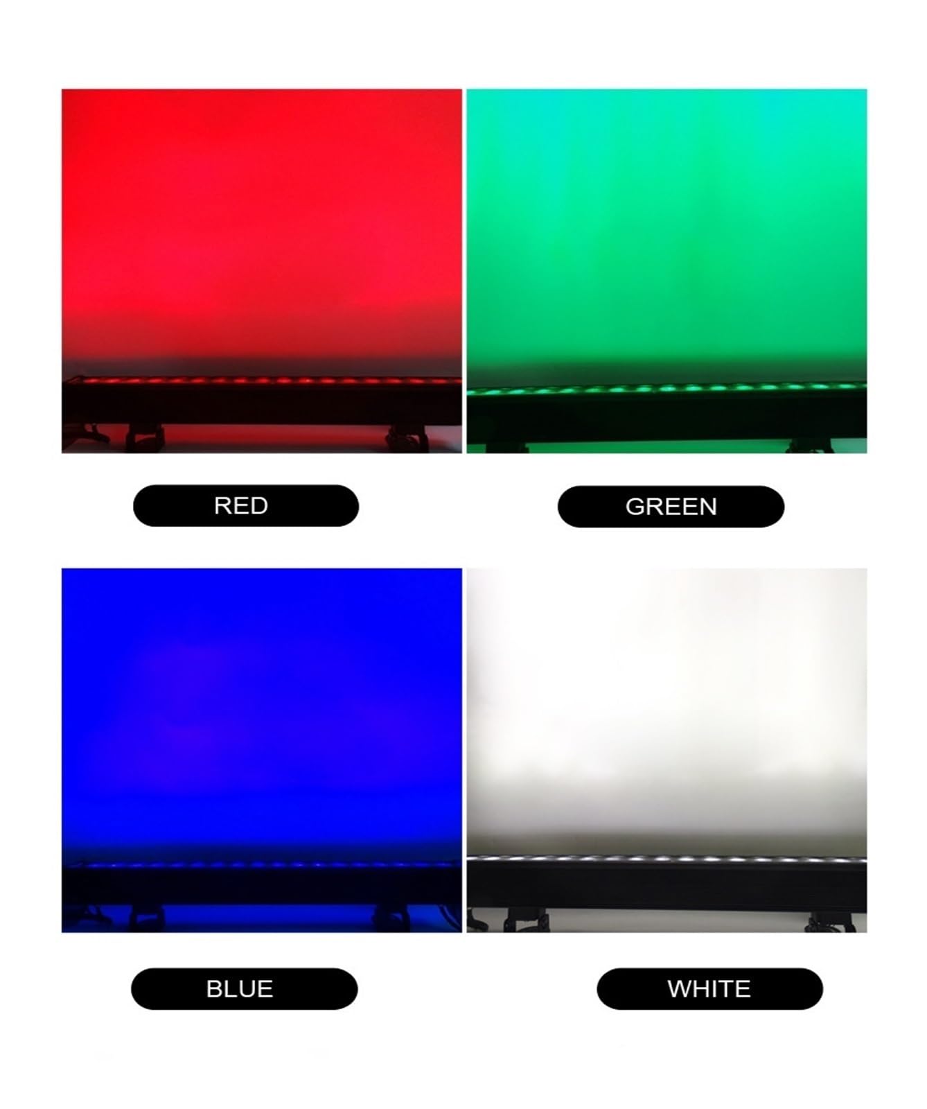 Światła sceniczne LED, 18 * 8W RGBW 4 w 1 LED Pixel Bar Stage Effect Matrix Wall Wash dla DJ Disco Party Event Show Concert Wedding DMX Sound Auto Mode na wesele