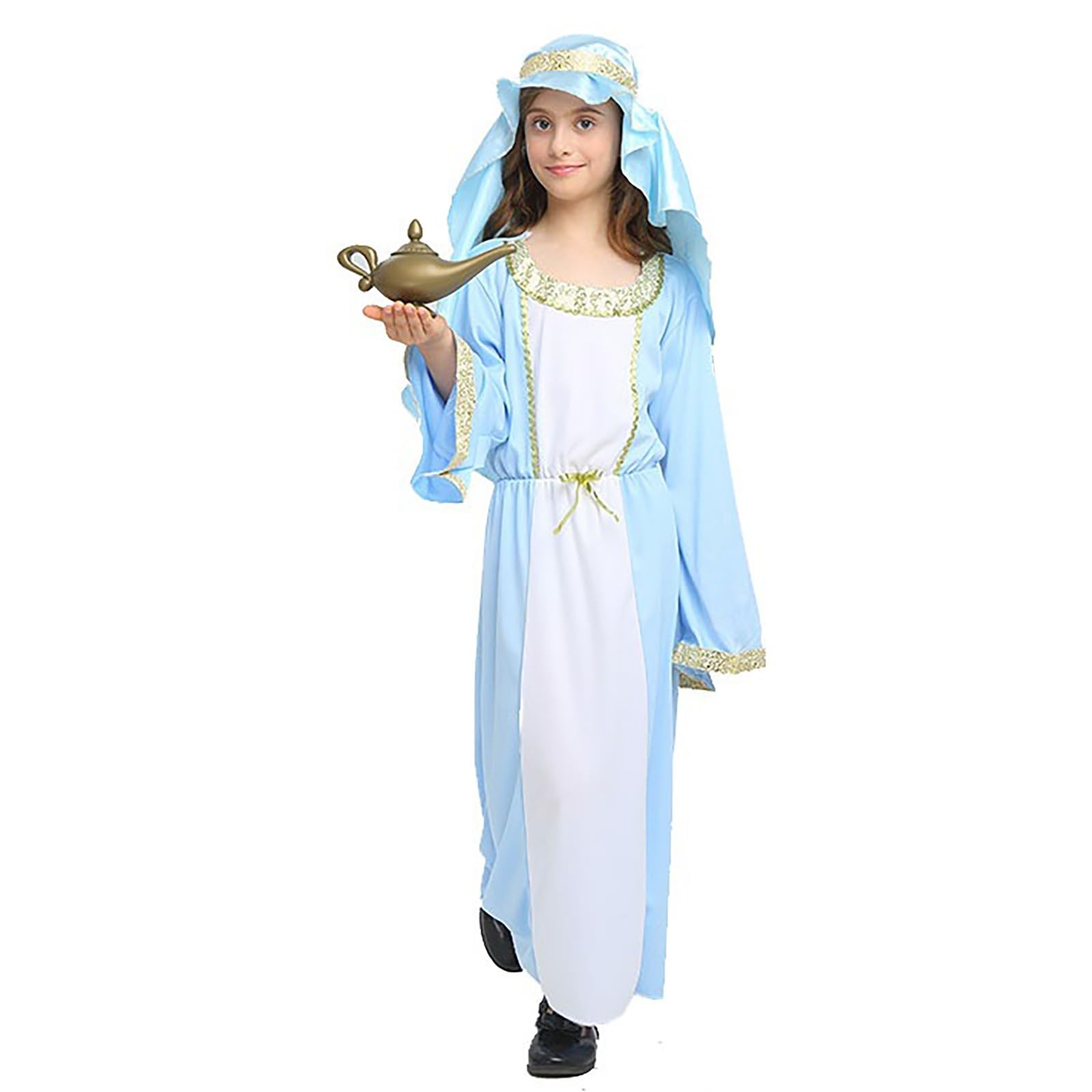 Generisch Mittelalterliches Kinderkostüm historische Spielkleidung für Mädchen -Anziehparty-Outfit Cosplay-Gewand