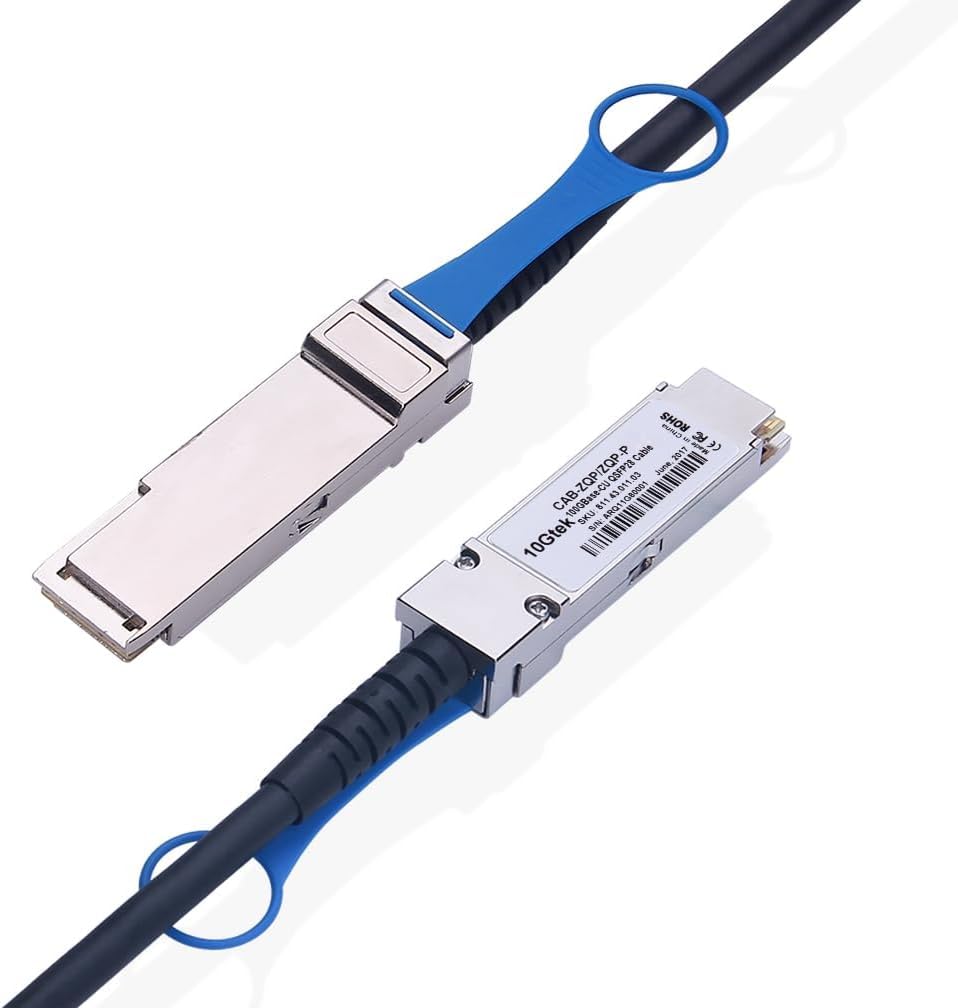 10Gtek 100G QSFP28 to 4X 25G SFP28 Breakout DAC Passive Direct Attach Copper Twinax Cable for Cisco QSFP-4SFP25G-CU0.5M, 0.5-Meter(1.64ft)