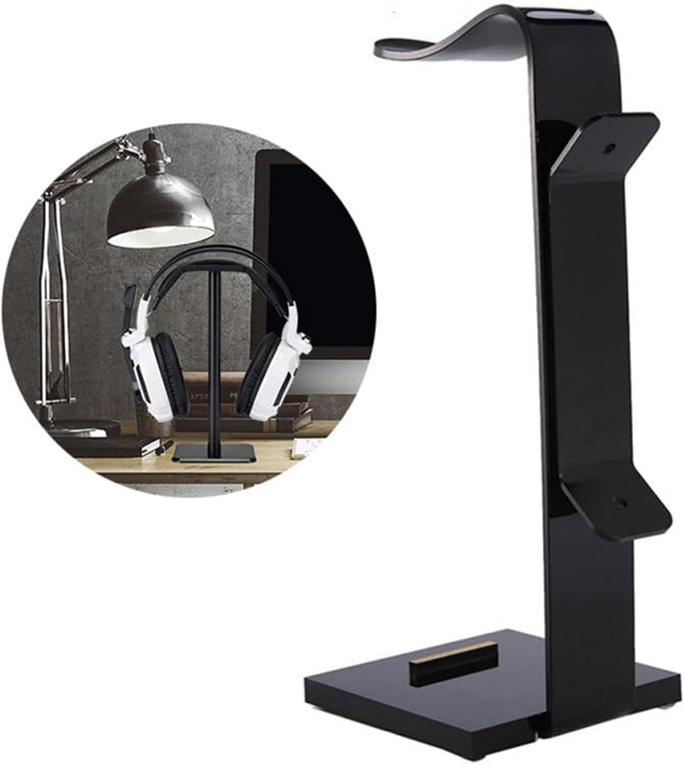 Porta Cuffie Supporto Cuffie Supporto Per Auricolari Con Base Antiscivolo Supporto Per Auricolari In Materiale Acrilico In Metallo Di Alta Qualità In Alluminio Porta Cuffie Da Scrivania