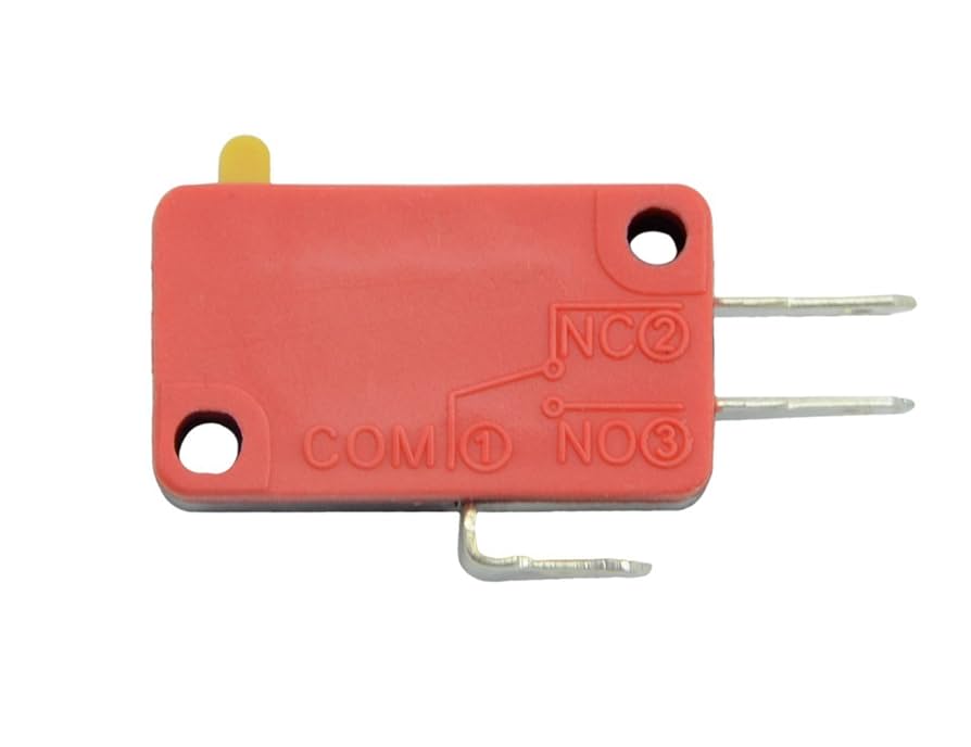 20 Pcs Micro Switch For Push Button 3 Terminals Red Micro Switch For Arcade Game