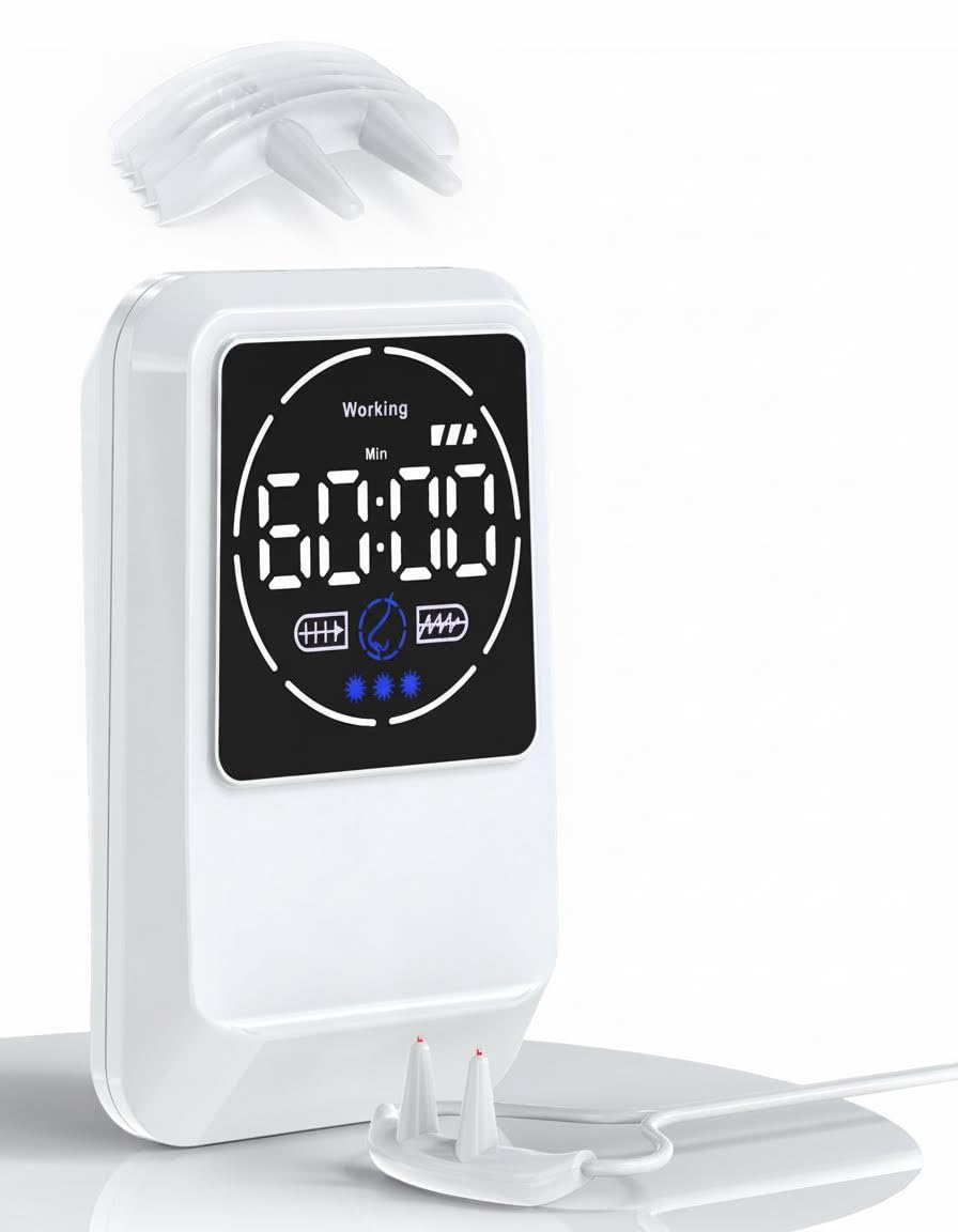 KTS Dispositivo de Tratamiento de Rinitis con Luz Roja,Dispositivo Antialérgico de Cuidado Nasal Para Alivio de Rinitis,Reparación de Mucosa Nasal,Antirronquidos,Congestión Nasal,Picor Nasal,Sinusal