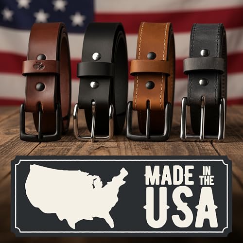 American Made Leather Belts for Men | Men's Leather Belt | Made in the USA Mens Belt4
