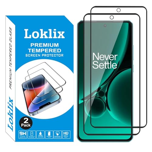 Image of Tempered Glass Screen Protector Compatible with OnePlus Nord CE3 (6.7 Inch), 9H Hardness HD Clear Anti Scratch Bubble Free Easy Installation, Pack of 2