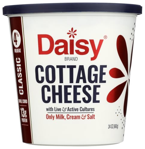 Daisy, Cottage Cheese Small Curd 4% Milkfat, 24 Ounce