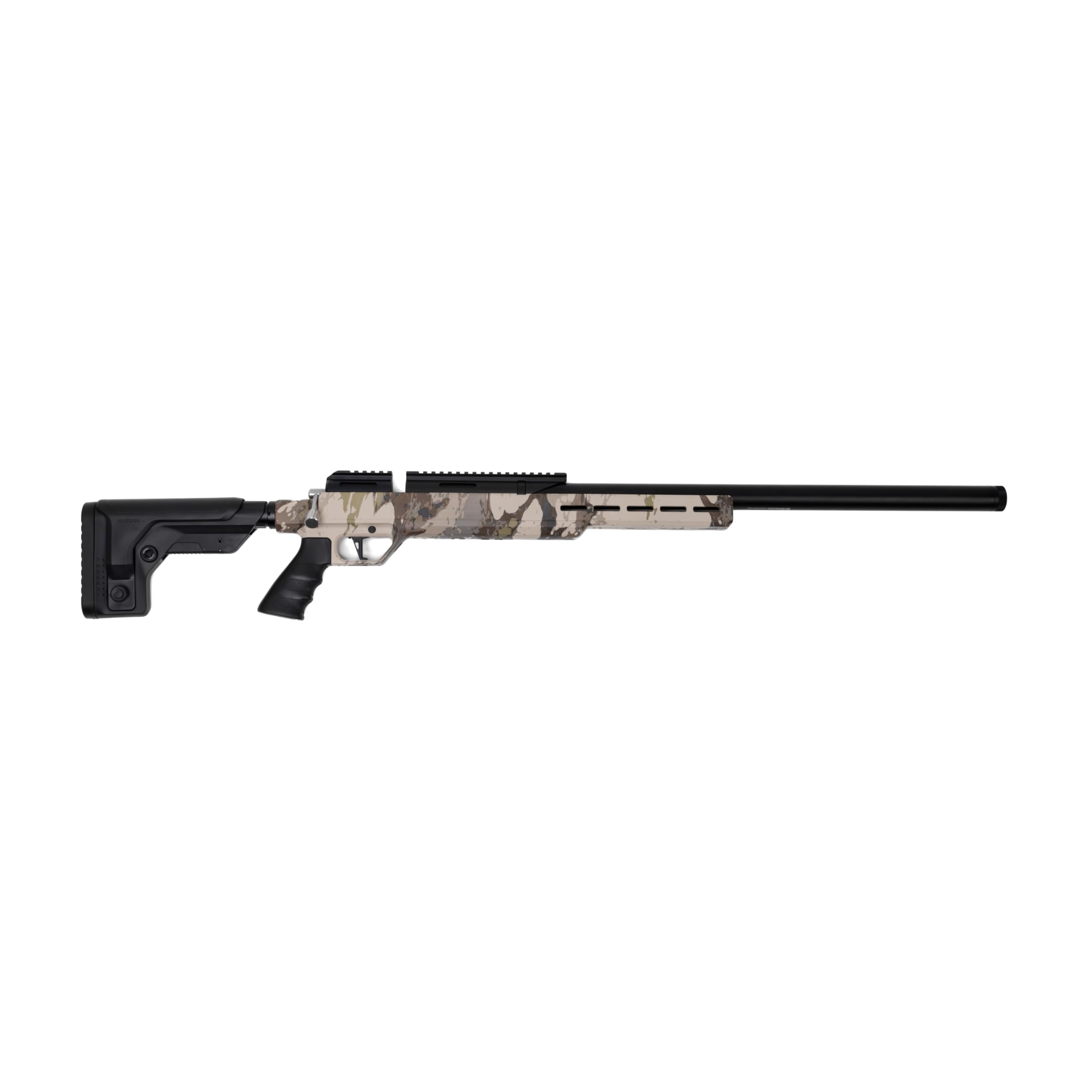 Barra 250z PCP Air Rifle – .22 Caliber, 1000 FPS, Bolt Action, Camo Finish