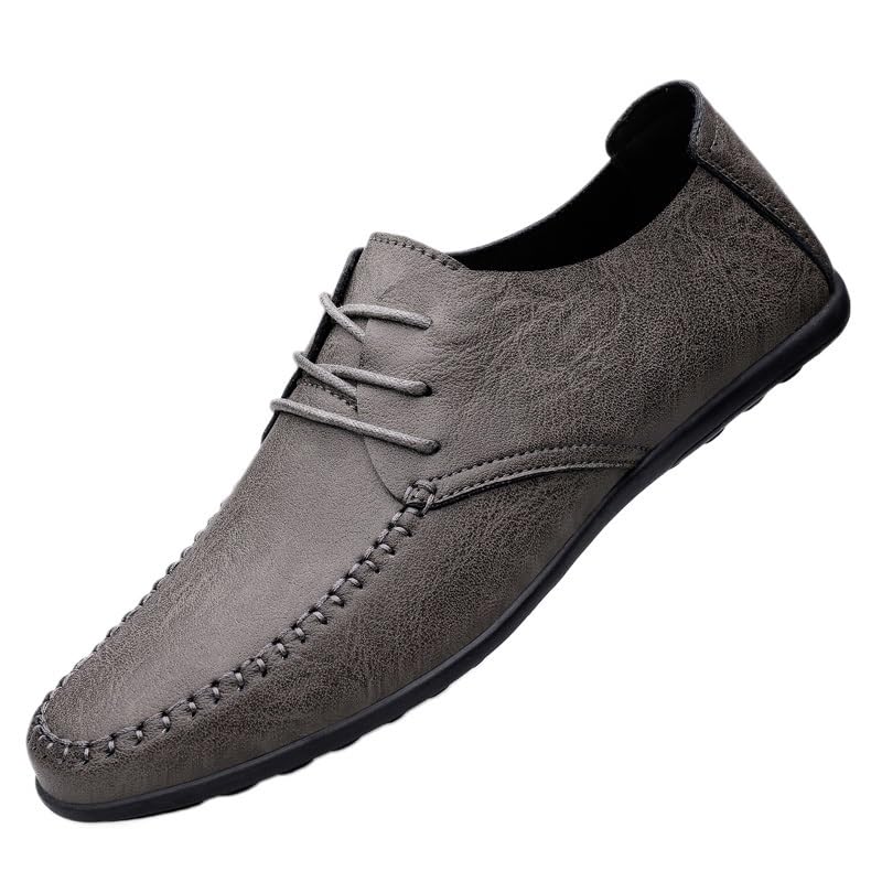 Classic Men Dress Oxford Luxury Leather Lace Up Brogue Business Anti-Slip Non Slip Rubber Sole Block Heel Shoe